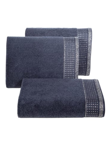 Eurofirany Handdoek donkerblauw