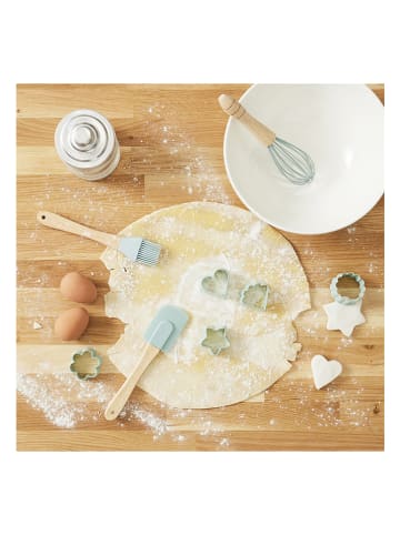 The Home Deco Kids 9-delige kinderbakset lichtblauw/naturel