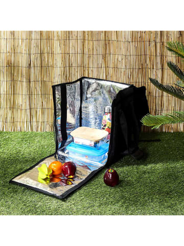 COOK CONCEPT Plecak piknikowy w kolorze czarnym - 38 x 43 x 35 cm