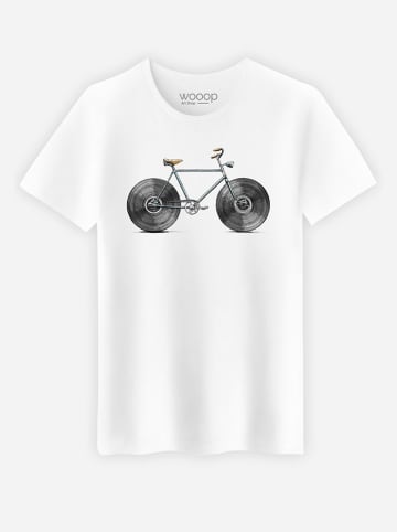 WOOOP Shirt "Velophone" in Weiß