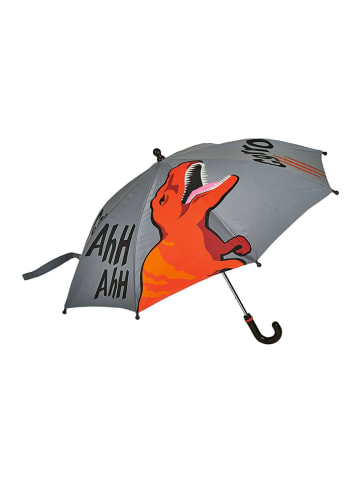 moses. Paraplu "T-Rex" grijs/oranje - Ø 80 cm