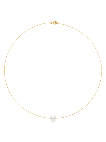 Mitzuko Gouden ketting met parel - (L)42 cm