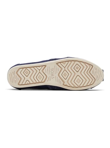 TOMS Instappers "Alpargata" donkerblauw