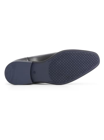DENBROECK Leren chelseaboots "Stone St." zwart