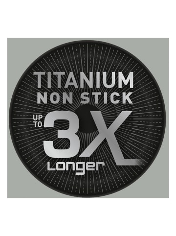 Tefal Patelnia wok "Hard Titanium Pro" w kolorze czarnym - Ø 28 cm
