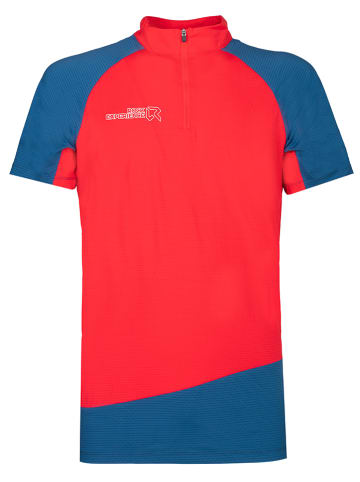 ROCK EXPERIENCE Functioneel shirt "Merlin" rood/blauw