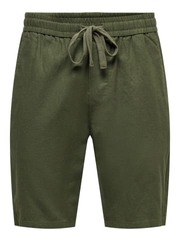 ONLY & SONS Bermuda olijfgroen