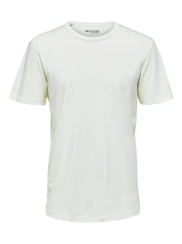 SELECTED HOMME Koszulka "Relaxlong-David" w kolorze białym