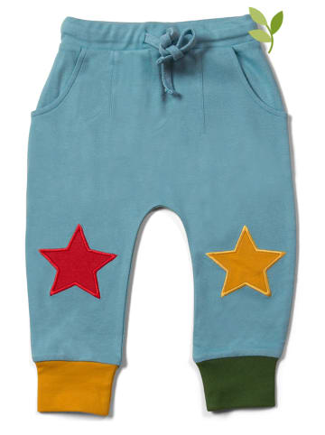 Little Green Radicals Spodnie dresowe w kolorze błękitnym