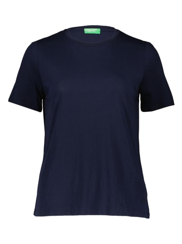 Benetton Shirt "Donna" donkerblauw