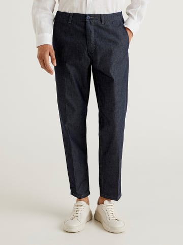 Benetton Broek donkerblauw