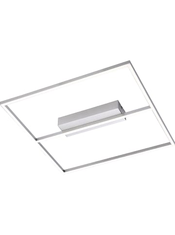 LeuchtenDirekt LED-Deckenleuchte "Inigo" in Silber - (B)45 x (T)45 cm