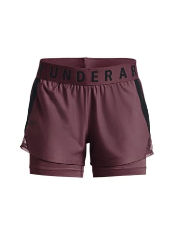 Under Armour Funktionsshorts in Pflaume