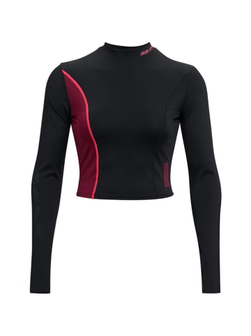 Under Armour Functioneel shirt zwart/bordeaux