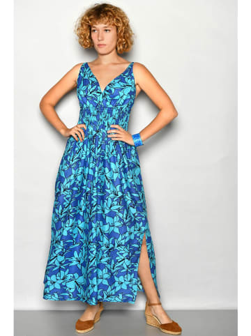 Tarifa Sukienka w kolorze niebieskim ze wzorem