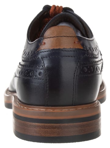 Clarks Leren veterschoenen "Pitney Limit" donkerblauw