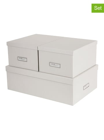 BigsoBox 3-delige set: opbergboxen "Inge" beige
