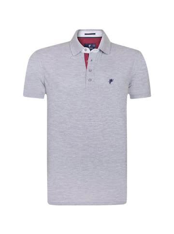Denim Culture Koszulka polo w kolorze szarym