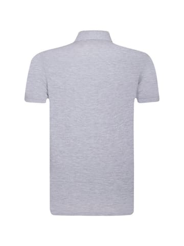 Denim Culture Koszulka polo w kolorze szarym