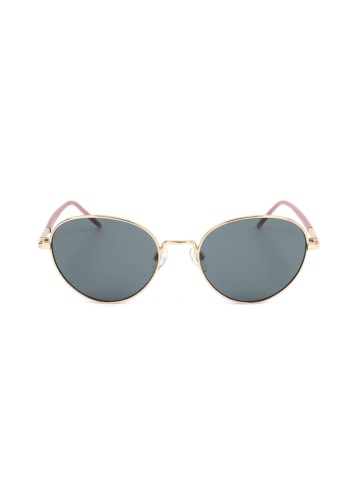 Moschino Damskie okulary przeciwsłoneczne w kolorze różowozłoto-zielonym