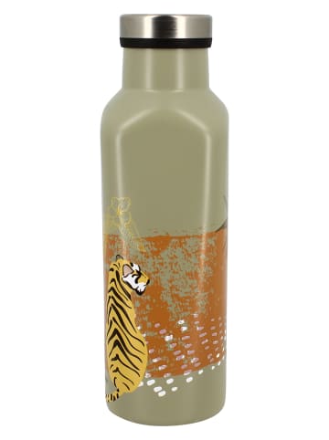 Ogo Living Butelka termiczna "Tigre" w kolorze zielonym - 480 ml