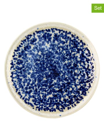 Ogo Living 6er-Set: Speiseteller "Saphir" in Blau - Ø 27 cm