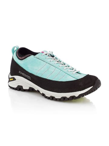 Kimberfeel Leder-Wanderschuhe "Marley" in Türkis/ Schwarz