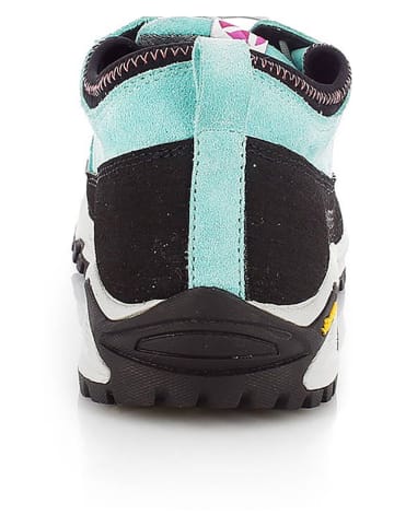 Kimberfeel Leder-Wanderschuhe "Marley" in Türkis/ Schwarz