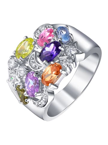 MENTHE À L'O Zilveren ring met edelstenen