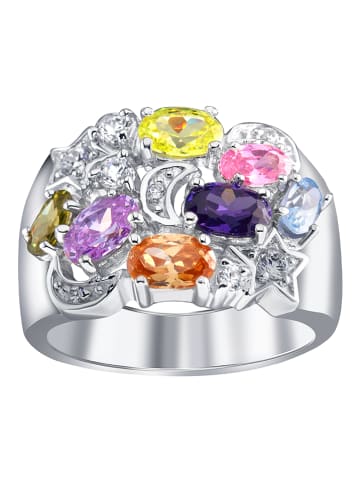 MENTHE À L'O Zilveren ring met edelstenen