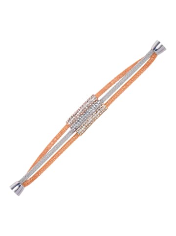 MENTHE À L'O Vergulde armband met kristallen