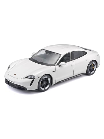 Bburago Samochód "Porsche Taycan" w kolorze białym - 3+