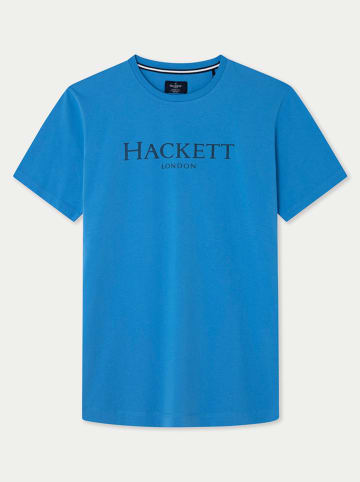 Hackett London T-shirt "Camiseta" w kolorze niebieskim