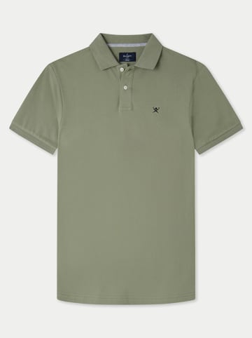 Hackett London Koszulka polo "Polo" w kolorze khaki