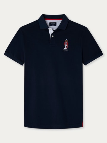 Hackett London Koszulka polo "Polo" w kolorze grantowym
