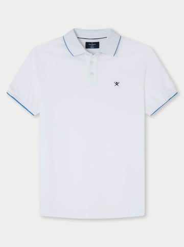 Hackett London Koszulka polo "Polo" w kolorze białym