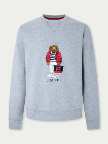 Hackett London Sweatshirt "Sudadera" grijs