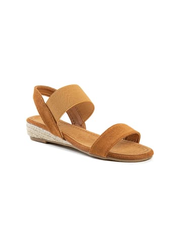 Foreverfolie Sandalen camel