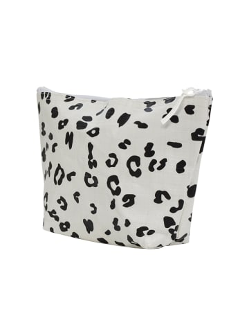 Sunny Life Kosmetiktasche "Call of the wild" in Weiß/ Schwarz - (B)30 x (H)17 x (T)7 cm