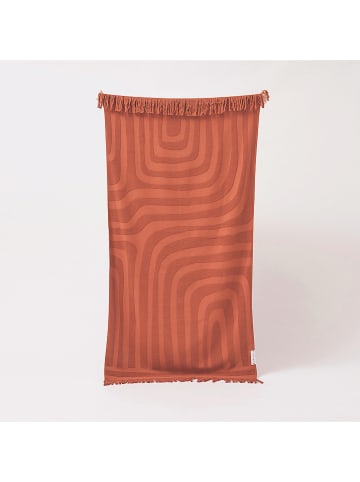 Sunny Life Strandtuch "Luxe" in Orange - (L)160 x (B)90 cm
