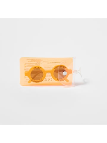 Sunny Life Okulary przeciwsłoneczne "Hello Sunshine" w kolorze białym