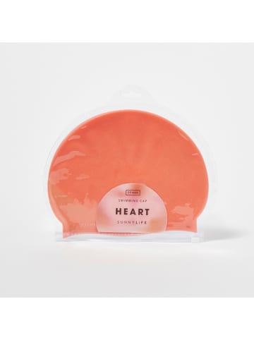 Sunny Life Badekappe "Heart" in Pink - (L)22 x (B)21 cm