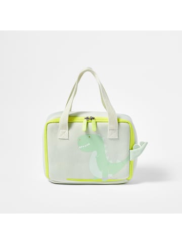 Sunny Life Torba "Dino" w kolorze zielonym na lunch - 25 x 18 x 10 cm