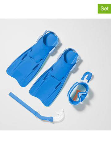 Sunny Life 4tlg. Schnorchel-Set in Blau - ab 6 Jahren