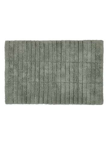 Zone Denmark Dywanik łazienkowy "Tiles" w kolorze zielonym - 80 x 50 cm