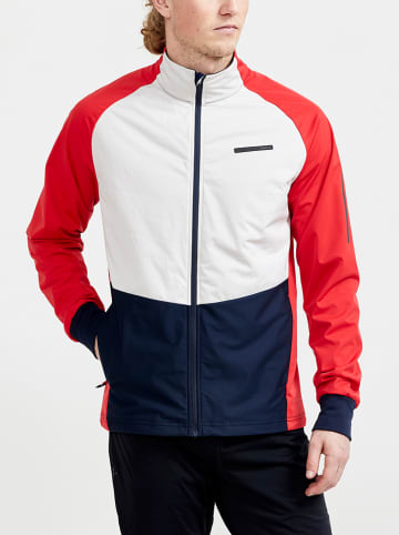 Craft Hybride jas "ADV Storm JKT" rood/wit/donkerblauw