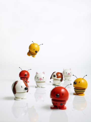 Hoptimist Dekofigur "Bee Yellow" in Gelb - (B)5 x (H)6 x (T)5 cm