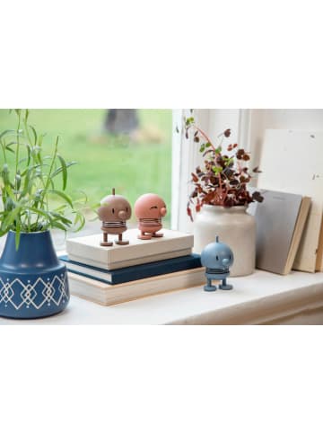 Hoptimist Decoratief figuur "Soft Bumble S" blauw - (B)7 x (H)9 x (D)7 cm