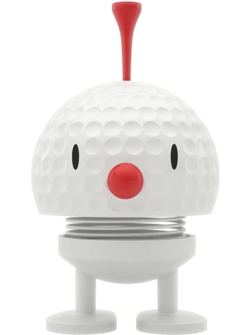 Hoptimist Dekofigur "Golf Bumble S" in Weiß - (B)5 x (H)8 x (T)5 cm