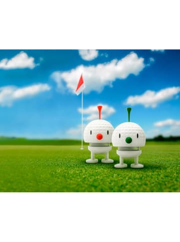 Hoptimist Decoratief figuur "Golf Bumble S" wit - (B)5 x (H)8 x (D)5 cm